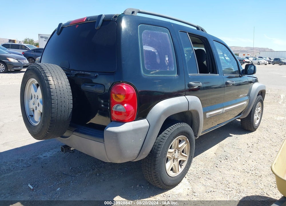 2003 JEEP LIBERTY SPORT VIN: 1J4GK48K23W529709