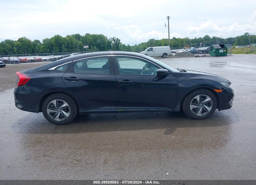 2019 HONDA CIVIC LX VIN: 2HGFC2F69KH552833