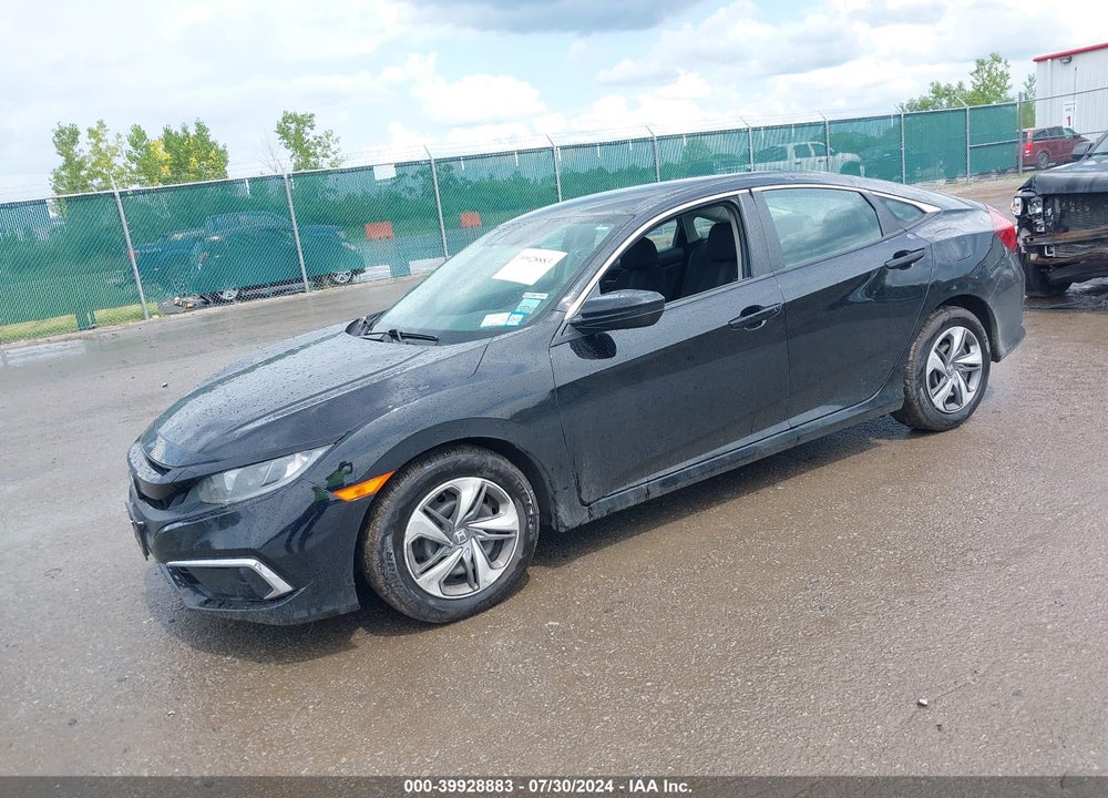 2019 HONDA CIVIC LX VIN: 2HGFC2F69KH552833