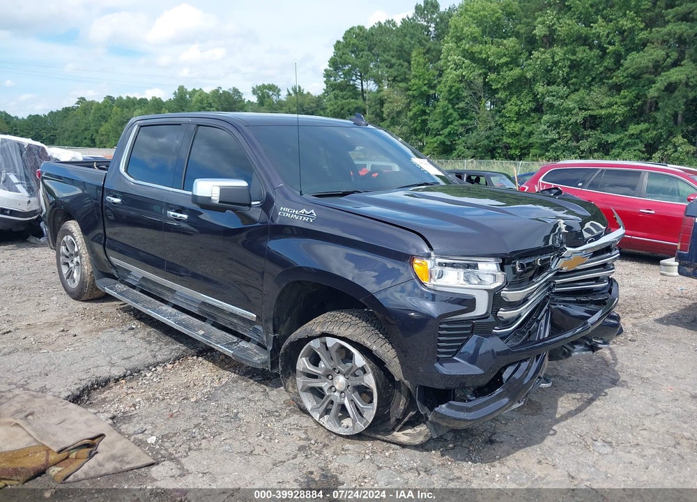 2024 CHEVROLET SILVERADO 1500 4WD SHORT BED HIGH COUNTRY VIN: 2GCUDJED2R1186391