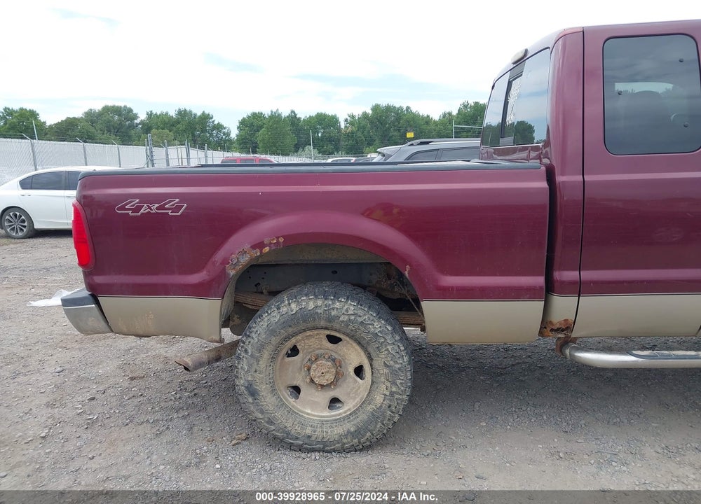 2008 FORD F-250 FX4/LARIAT/XL/XLT VIN: 1FTSX21538EB27401
