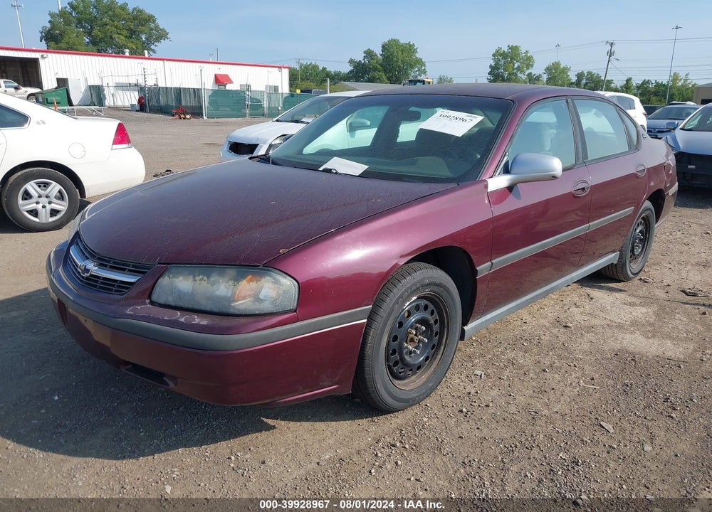 2003 CHEVROLET IMPALA VIN: 2G1WF52E439391140
