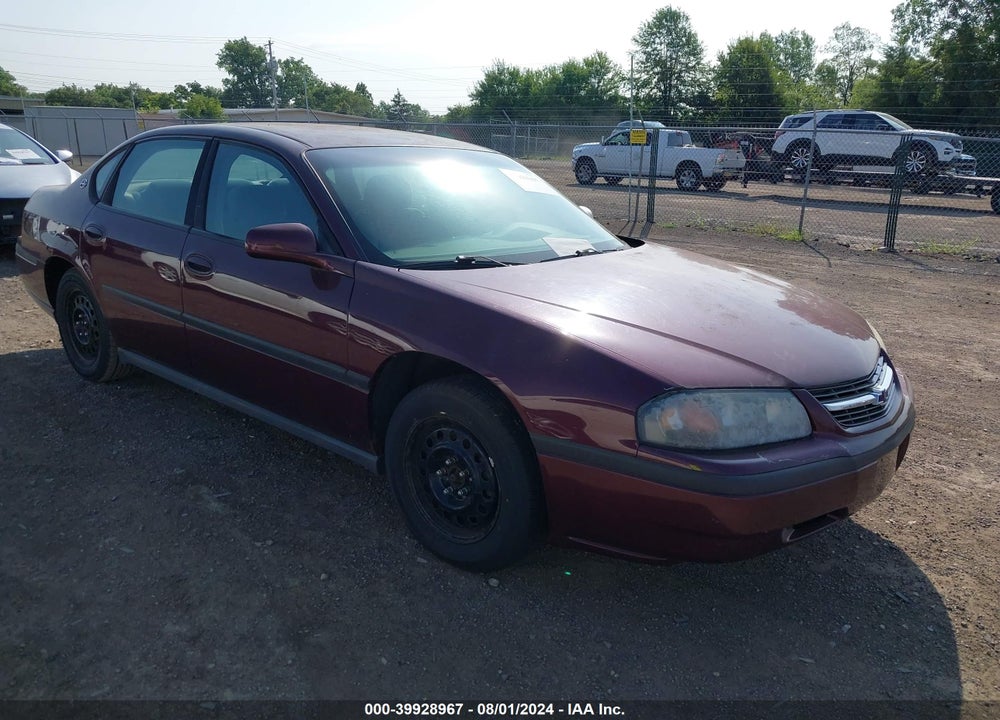2003 CHEVROLET IMPALA VIN: 2G1WF52E439391140