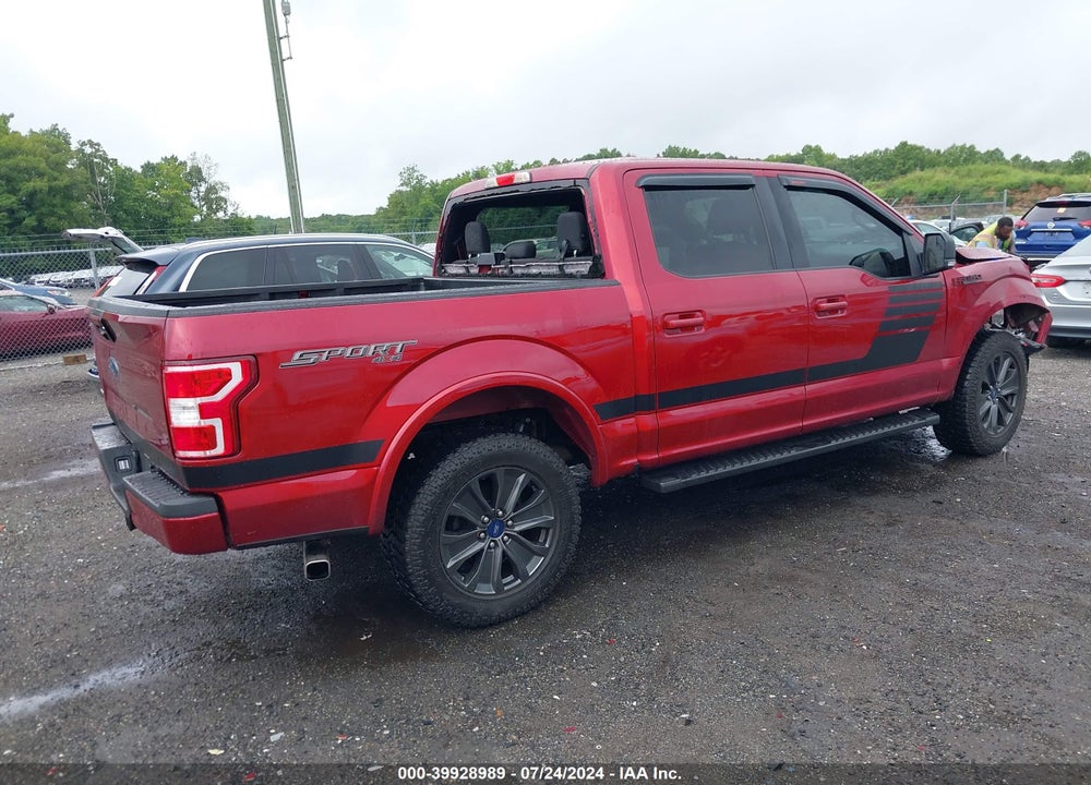 2018 FORD F-150 XLT VIN: 1FTEW1EG1JFC91168