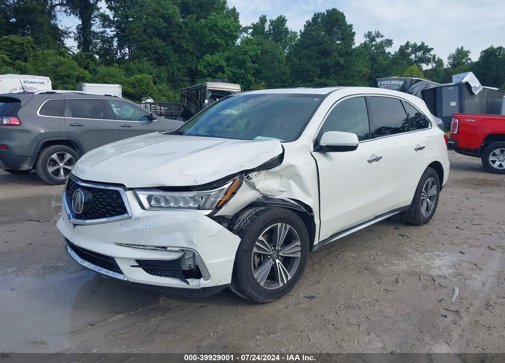 2017 ACURA MDX VIN: 5FRYD3H39HB005846