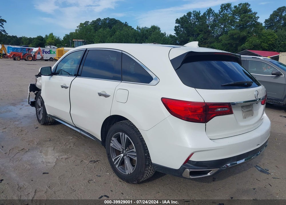 2017 ACURA MDX VIN: 5FRYD3H39HB005846