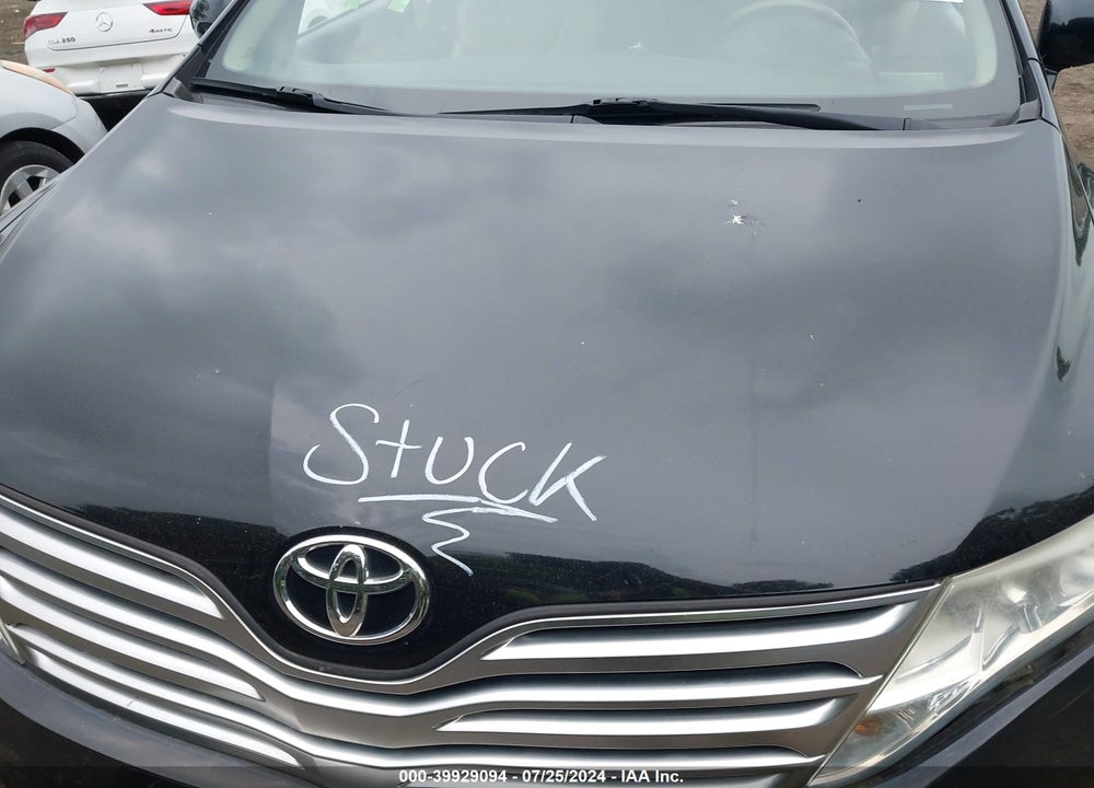 2012 TOYOTA VENZA XLE V6 VIN: 4T3BK3BB1CU068911