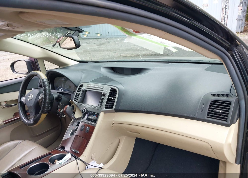 2012 TOYOTA VENZA XLE V6 VIN: 4T3BK3BB1CU068911
