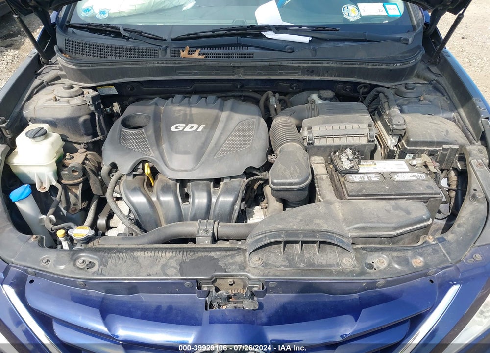 2012 HYUNDAI SONATA GLS VIN: 5NPEB4AC3CH480283