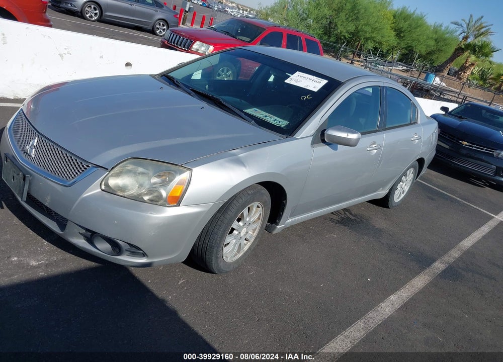 2012 MITSUBISHI GALANT FE VIN: 4A32B2FFXCE018424
