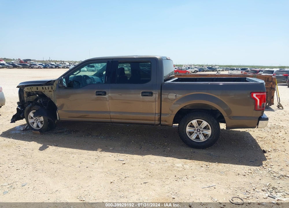 2017 FORD F-150 XLT VIN: 1FTEW1C87HFB34881