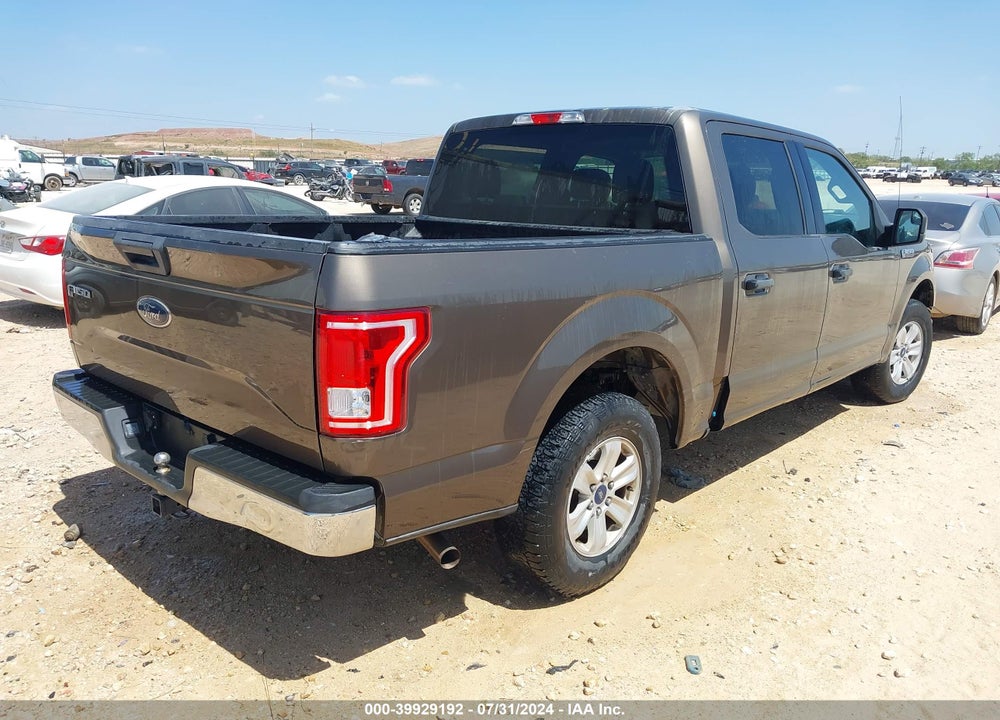 2017 FORD F-150 XLT VIN: 1FTEW1C87HFB34881