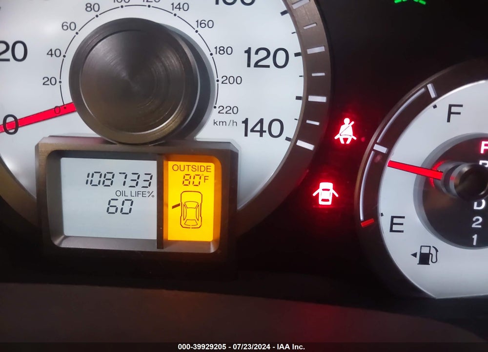 2011 HONDA PILOT EX VIN: 5FNYF4H49BB032112