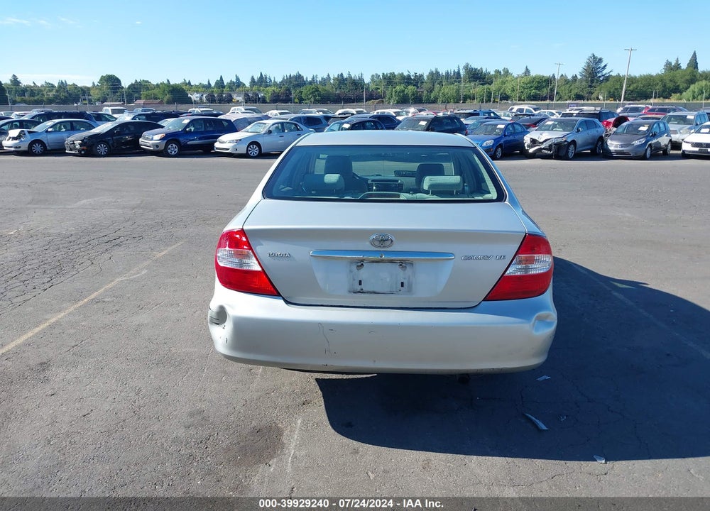 2004 TOYOTA CAMRY LE VIN: 4T1BE32K94U365796