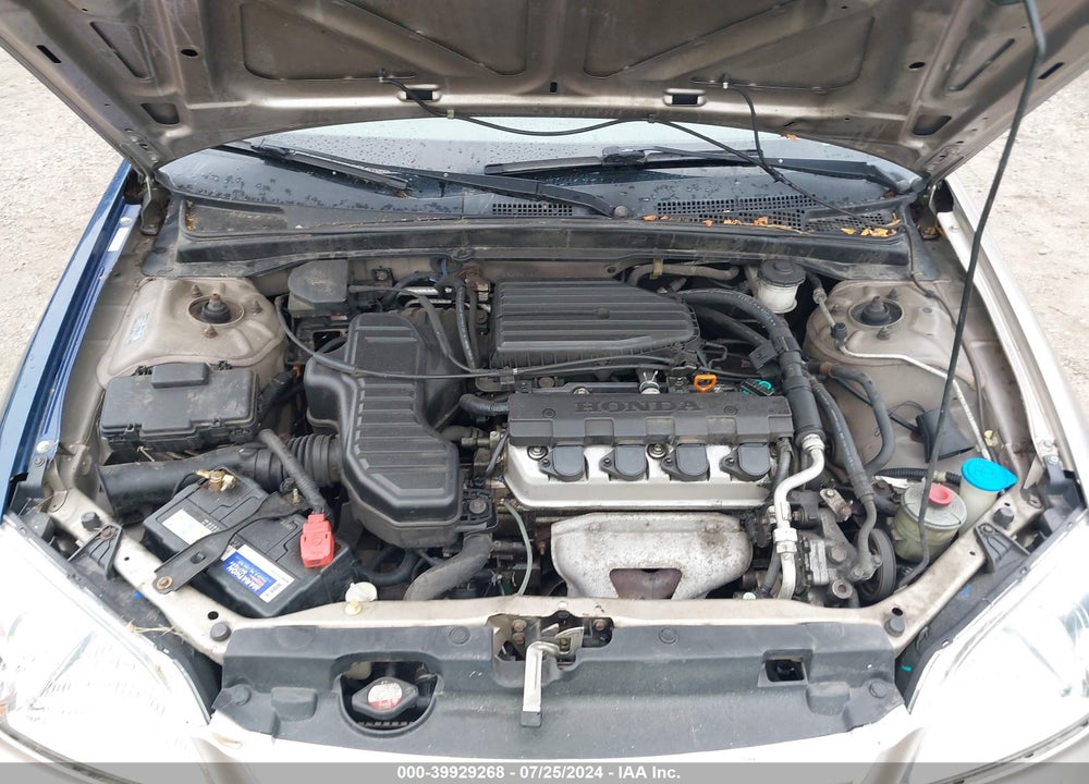 2002 HONDA CIVIC LX VIN: 2HGES16592H514907
