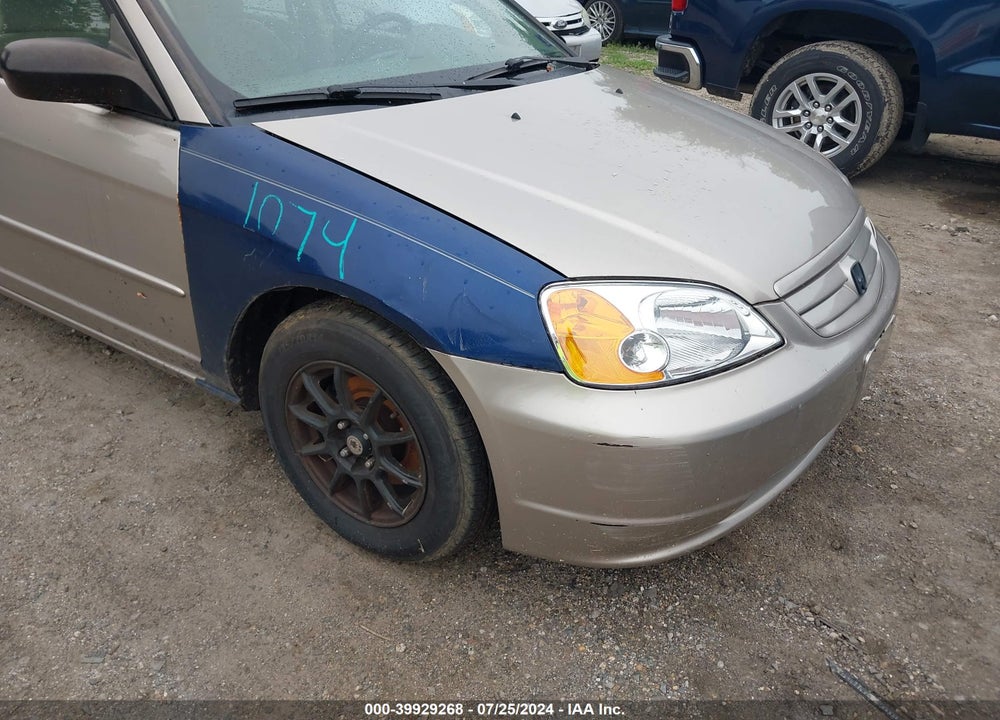 2002 HONDA CIVIC LX VIN: 2HGES16592H514907