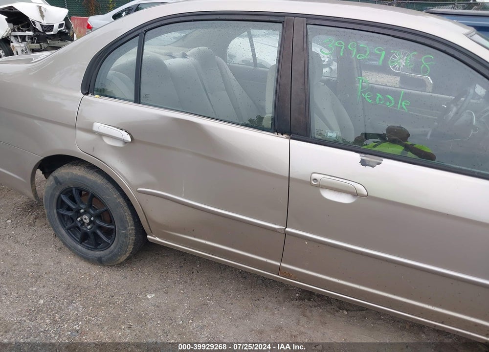 2002 HONDA CIVIC LX VIN: 2HGES16592H514907