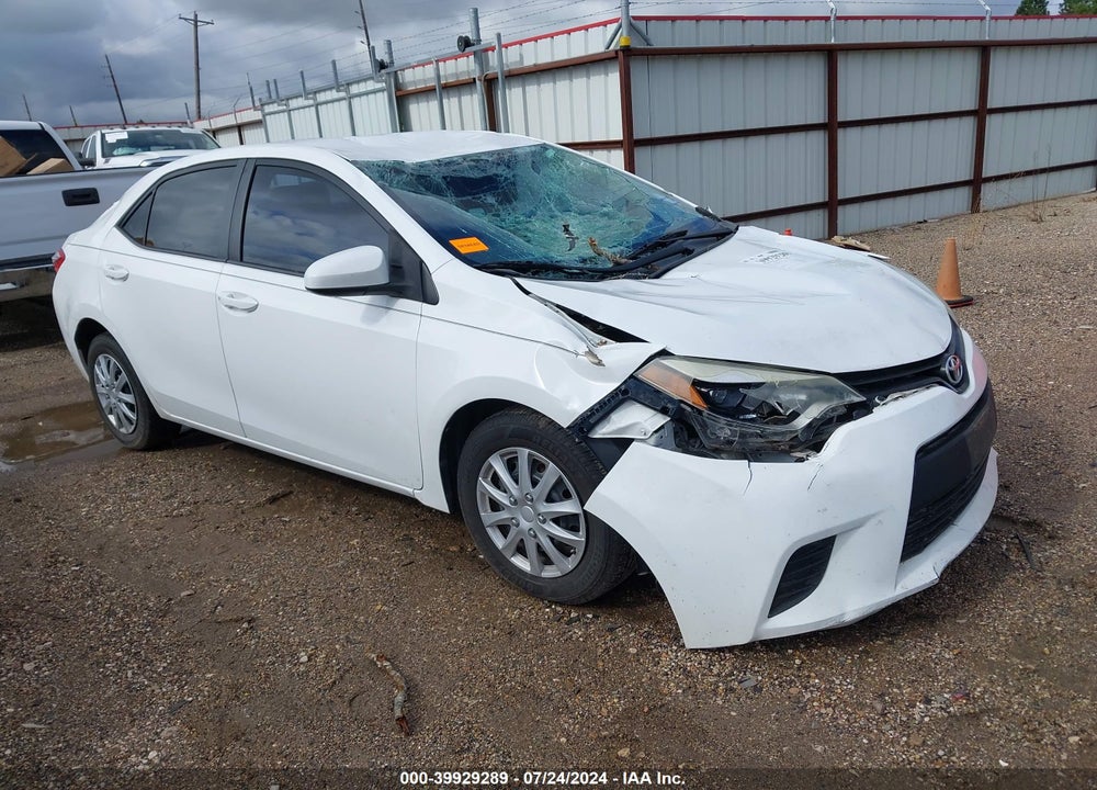 2015 TOYOTA COROLLA L VIN: 2T1BURHE5FC322682