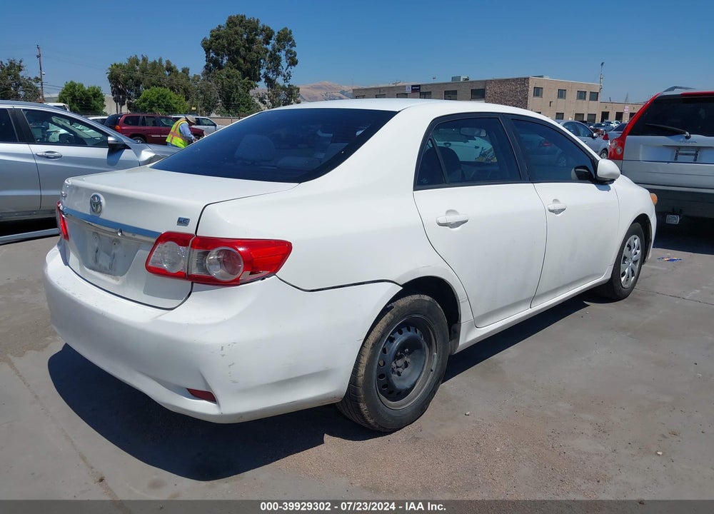 2011 TOYOTA COROLLA LE VIN: 2T1BU4EE7BC537434