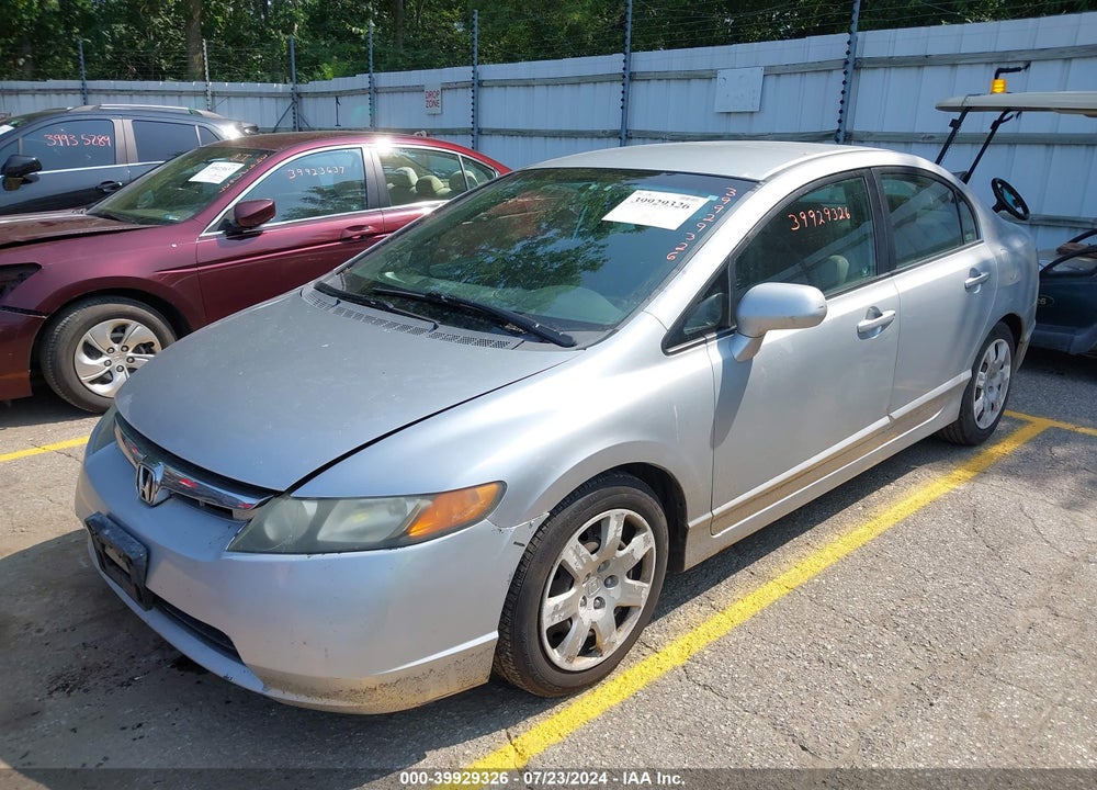 2007 HONDA CIVIC LX VIN: 1HGFA16567L082424