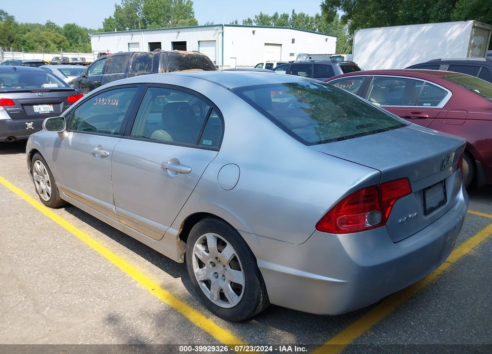 2007 HONDA CIVIC LX VIN: 1HGFA16567L082424