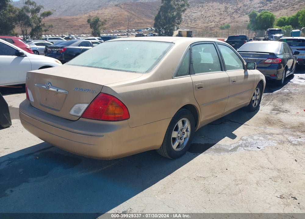 2001 TOYOTA AVALON XL VIN: 4T1BF28B91U127697