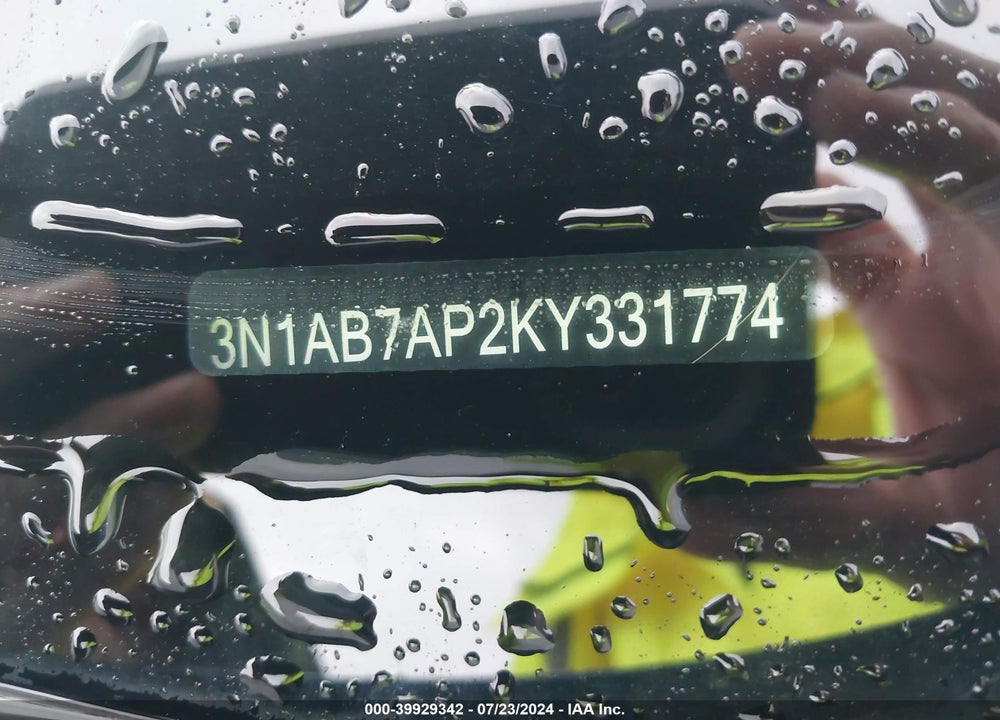 2019 NISSAN SENTRA VIN: 3N1AB7AP2KY331774