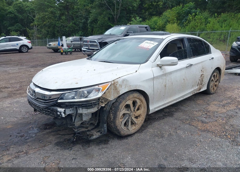 2016 HONDA ACCORD EX-L VIN: 1HGCR2F8XGA101273