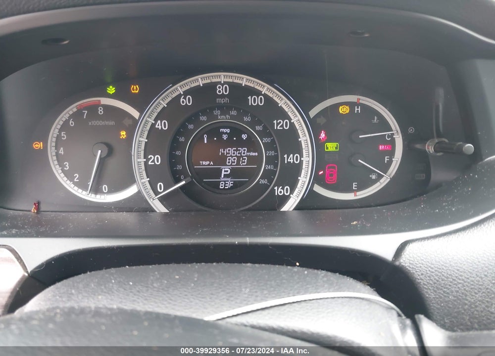 2016 HONDA ACCORD EX-L VIN: 1HGCR2F8XGA101273