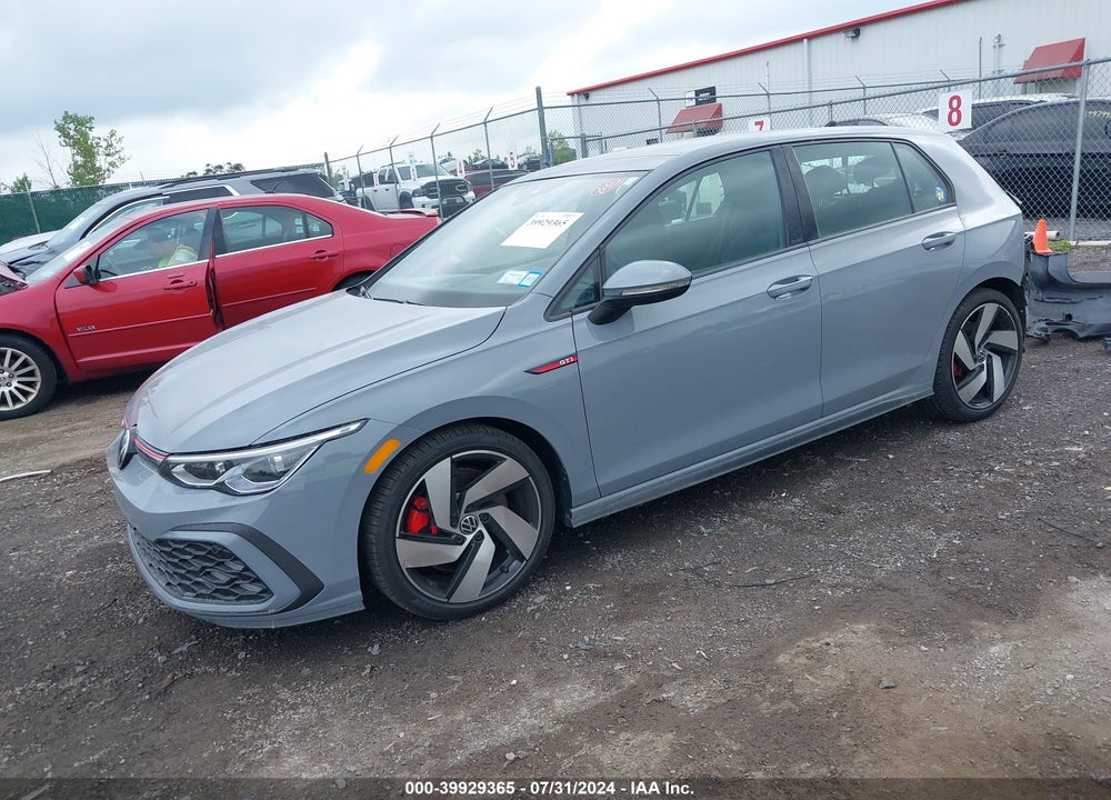 2022 VOLKSWAGEN GOLF GTI 2.0T SE VIN: WVWN87CDXNW208414