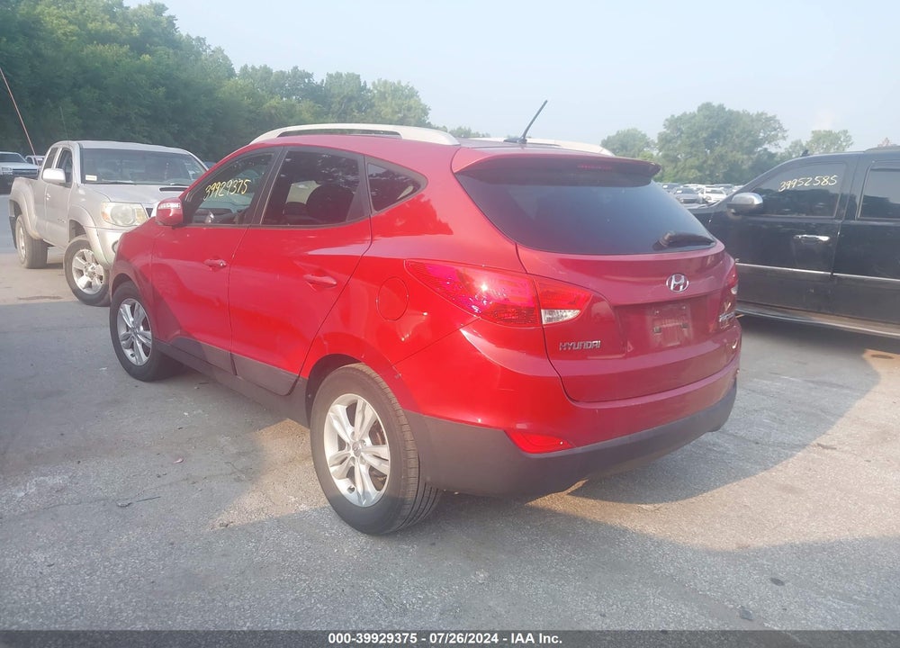 2012 HYUNDAI TUCSON GLS VIN: KM8JU3AC4CU455087
