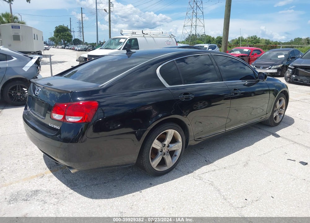 2007 LEXUS GS 350 VIN: JTHBE96S170011248