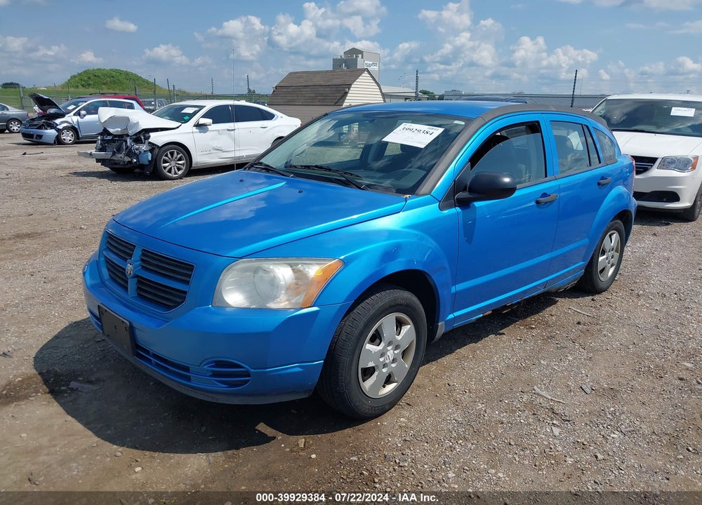 2008 DODGE CALIBER SE VIN: 1B3HB28B18D739740