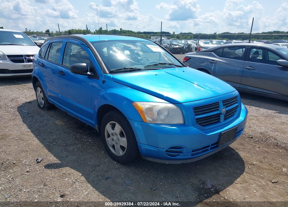 2008 DODGE CALIBER SE VIN: 1B3HB28B18D739740