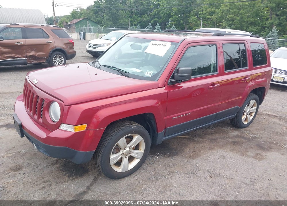 2014 JEEP PATRIOT LATITUDE VIN: 1C4NJRFB0ED689196
