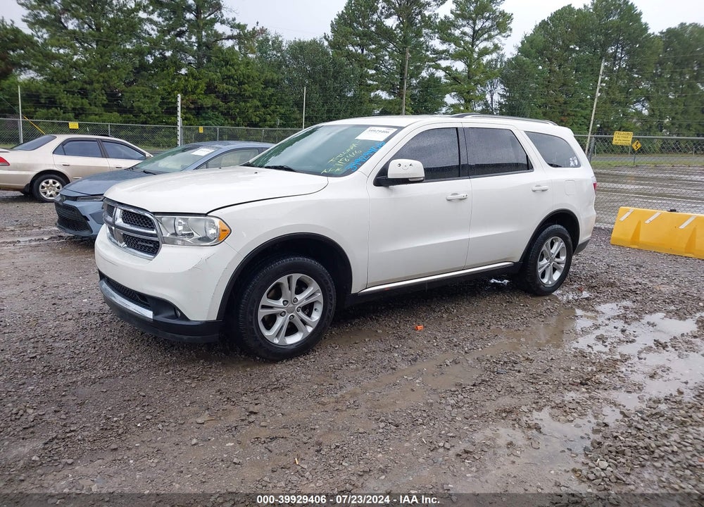 2012 DODGE DURANGO CREW VIN: 1C4RDHDGXCC118416