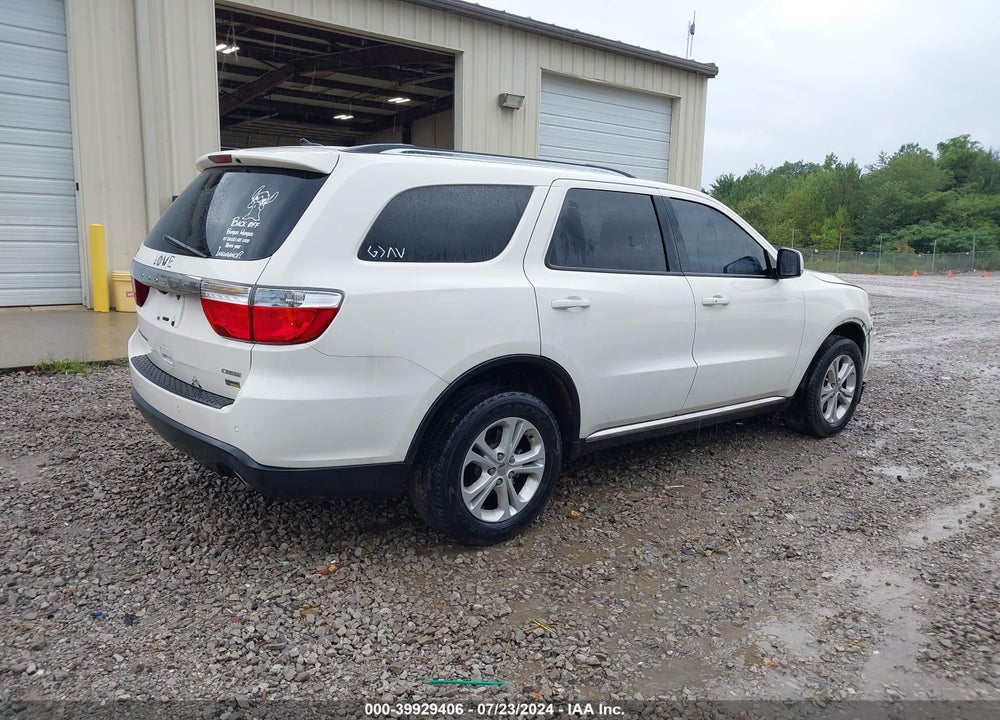 2012 DODGE DURANGO CREW VIN: 1C4RDHDGXCC118416