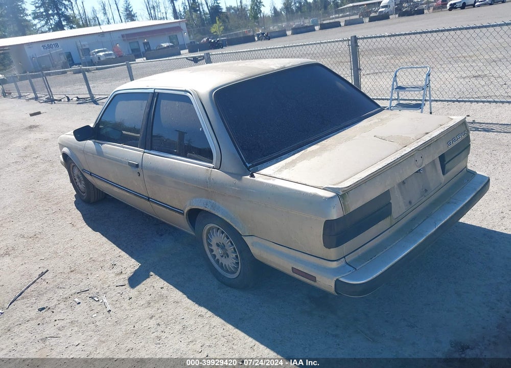 1987 BMW 325 E AUTOMATIC/AUTOMATIC VIN: WBAAB6401H1682210