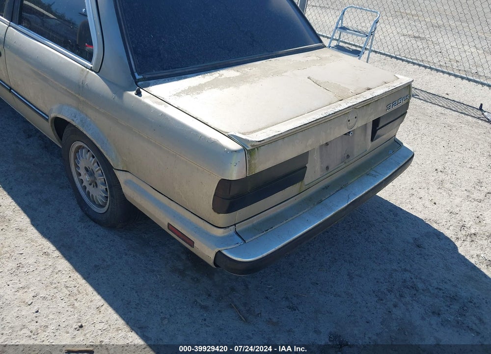 1987 BMW 325 E AUTOMATIC/AUTOMATIC VIN: WBAAB6401H1682210