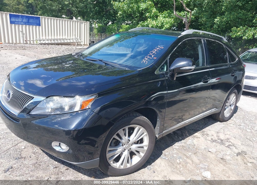2010 LEXUS RX 450H VIN: JTJBC1BAXA2409959