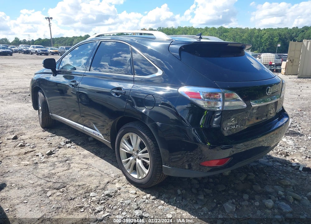 2010 LEXUS RX 450H VIN: JTJBC1BAXA2409959