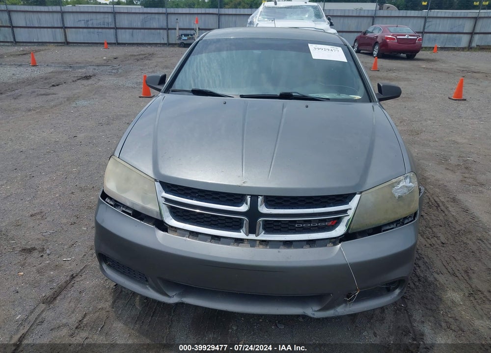2012 DODGE AVENGER SE VIN: 1C3CDZABXCN324882
