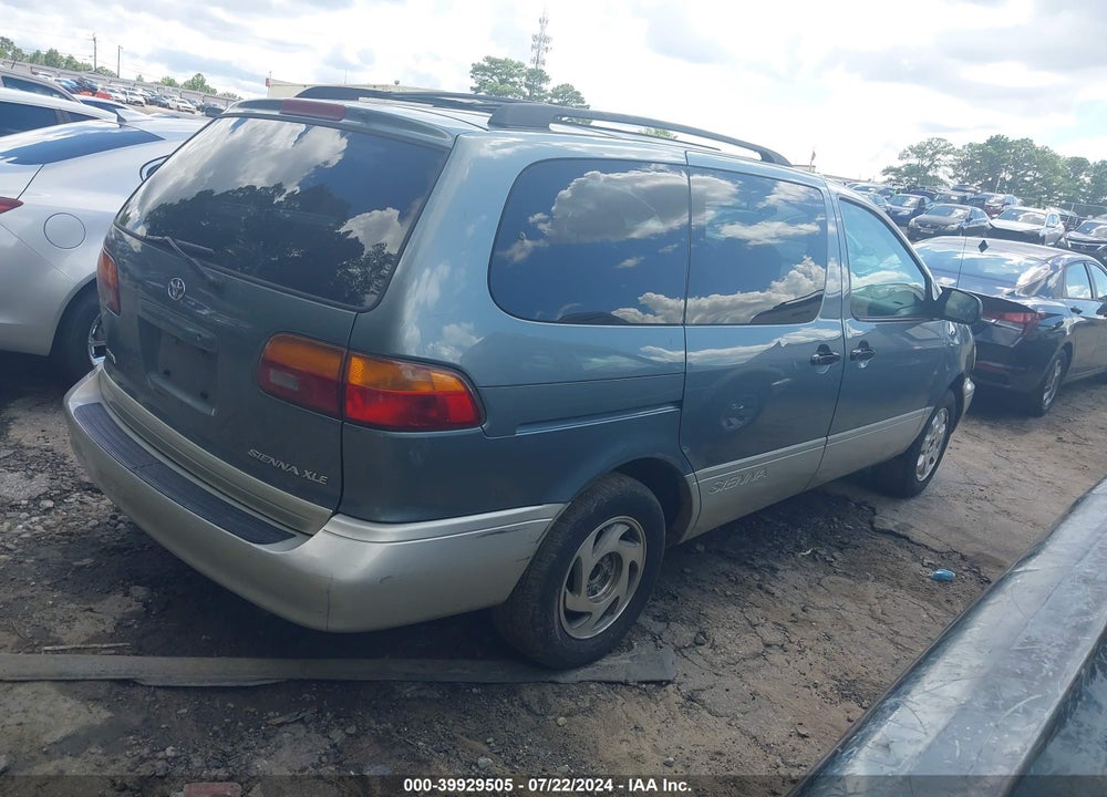 1999 TOYOTA SIENNA XLE VIN: 4T3ZF13CXXU109198