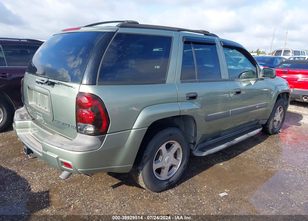 2004 CHEVROLET TRAILBLAZER LS VIN: 1GNDS13S542420224