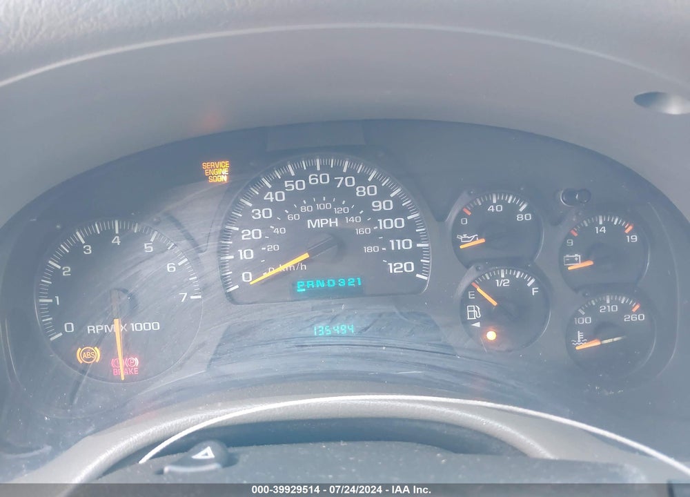 2004 CHEVROLET TRAILBLAZER LS VIN: 1GNDS13S542420224