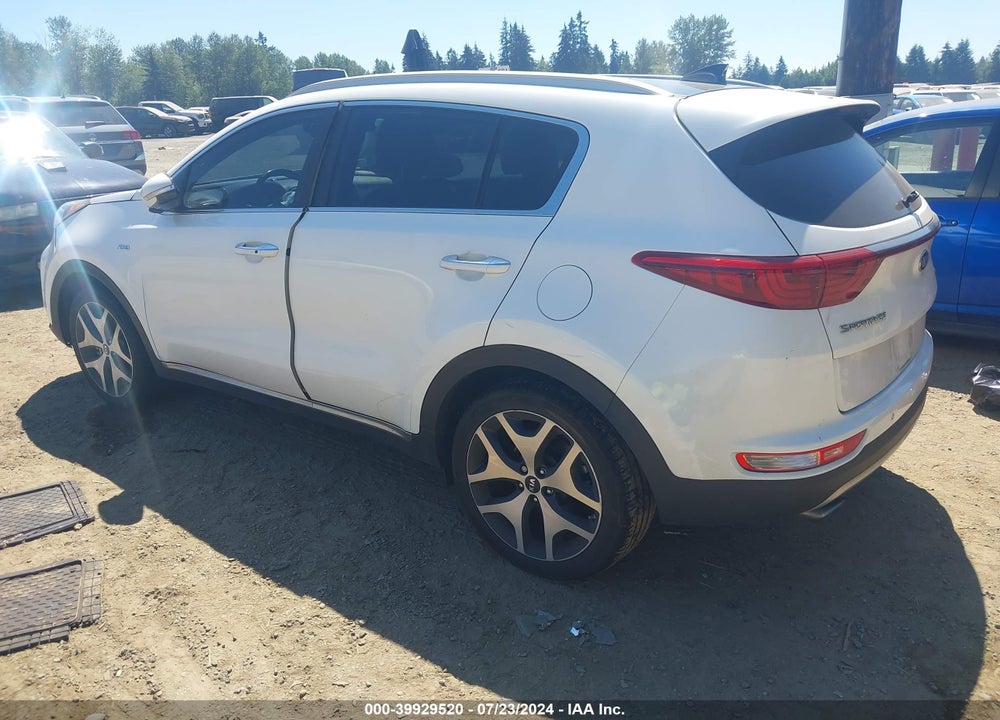 2017 KIA SPORTAGE SX TURBO VIN: KNDPRCA60H7240676