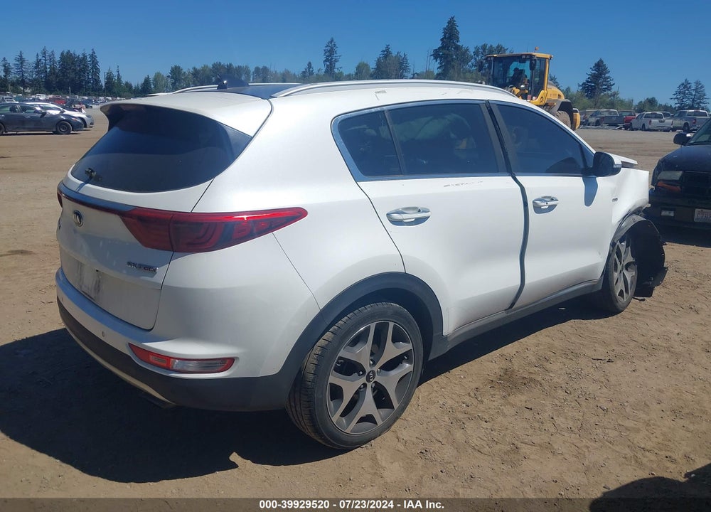 2017 KIA SPORTAGE SX TURBO VIN: KNDPRCA60H7240676
