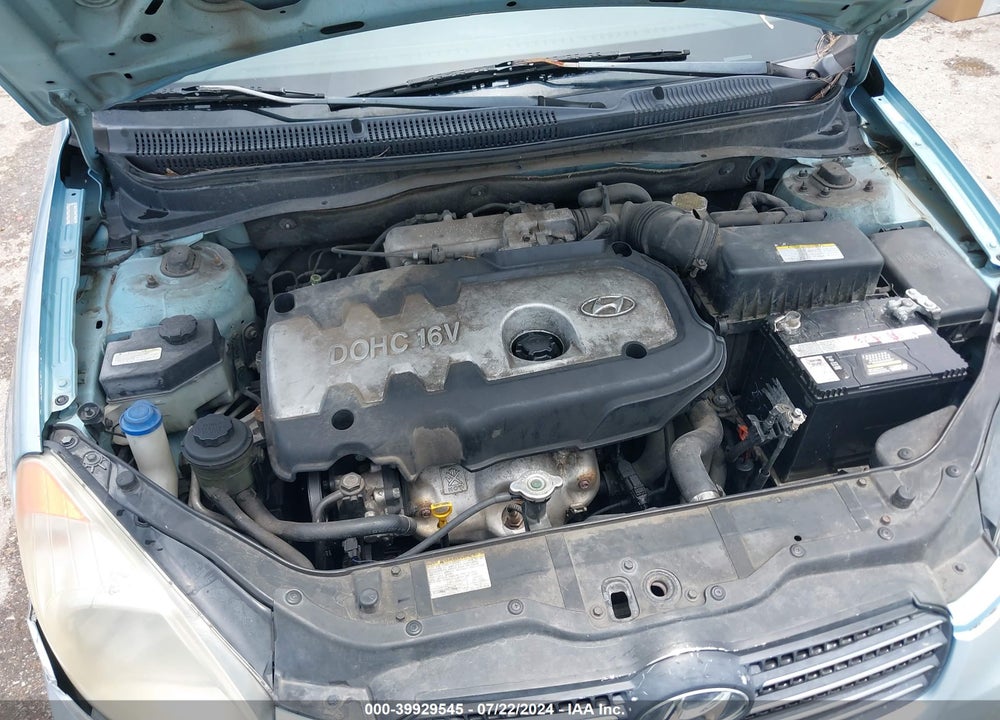 2007 HYUNDAI ACCENT GLS VIN: KMHCN46C37U142073