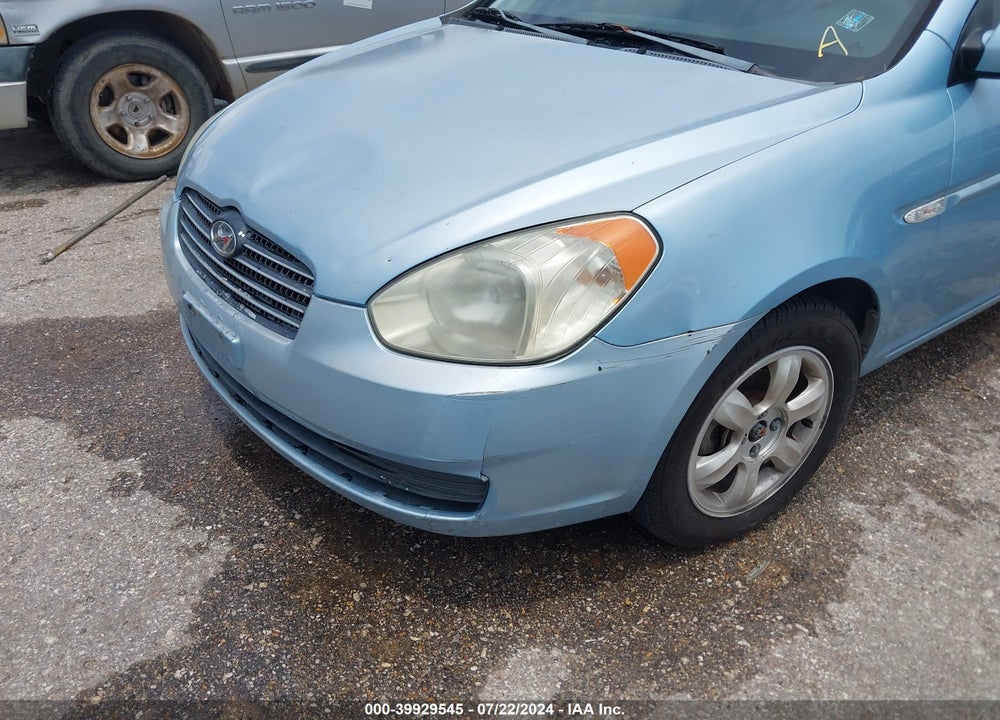 2007 HYUNDAI ACCENT GLS VIN: KMHCN46C37U142073