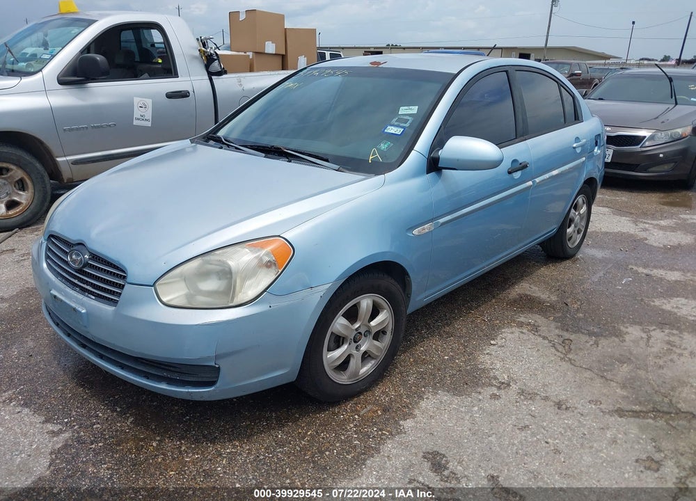 2007 HYUNDAI ACCENT GLS VIN: KMHCN46C37U142073